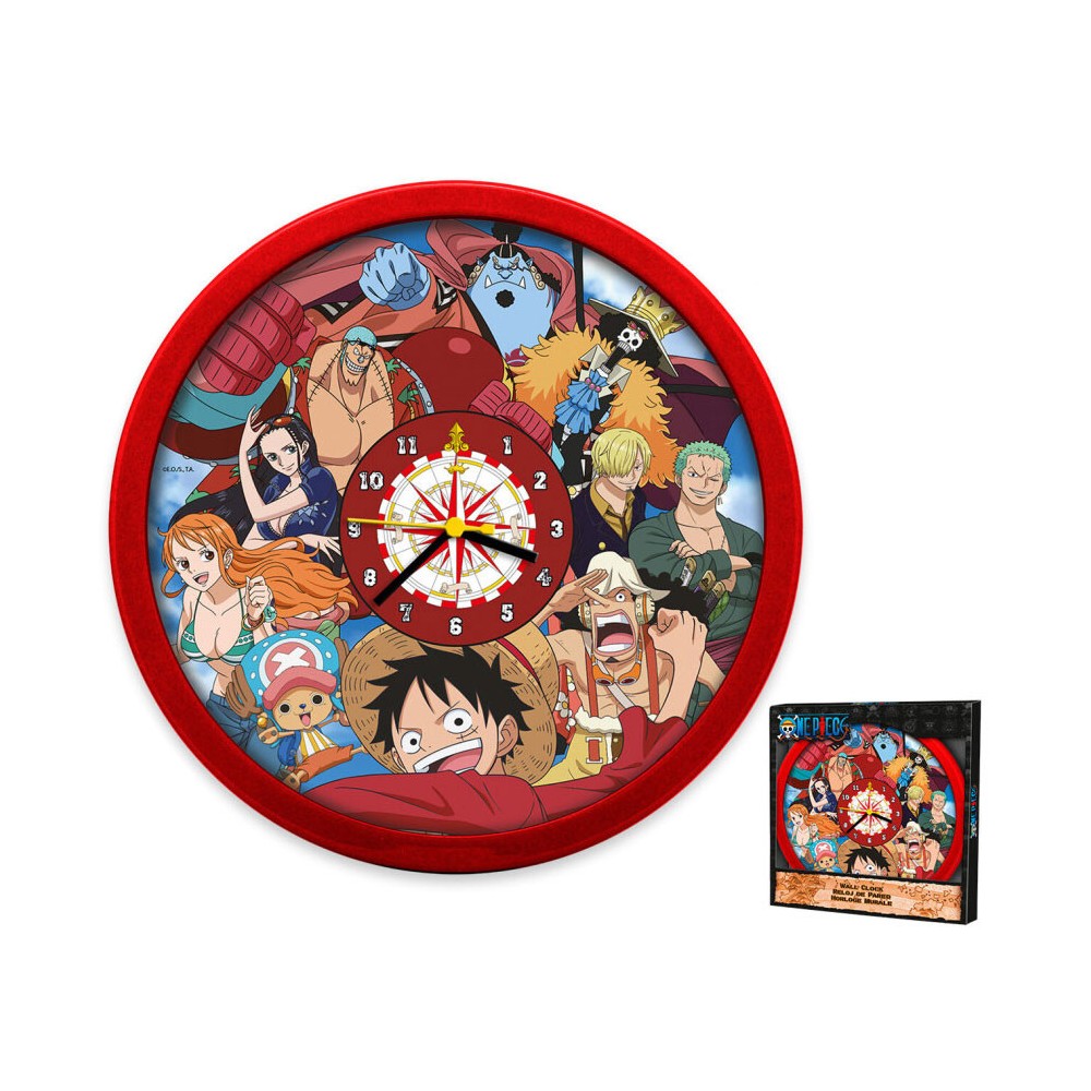 One Piece Crowd wall clock 25 cm