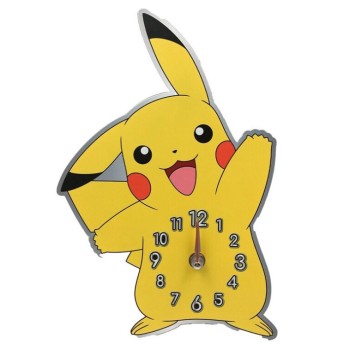 Pokémon Pika 3D metal wall clock 27 cm