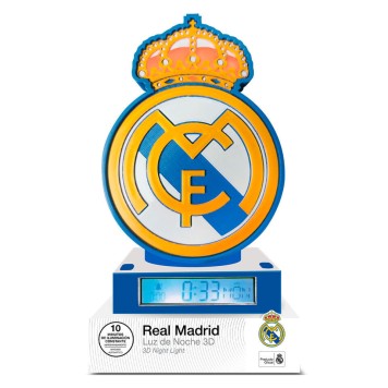 Real Madrid Hala 3D night lamp and alarm clock