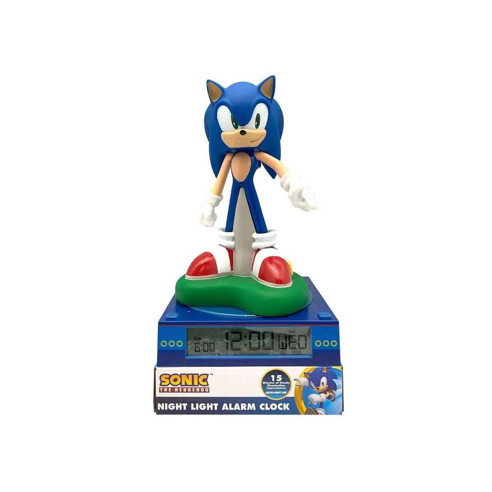 Sonic the Hedgehog Sonic the Hedgehog 3D Night Light and Alarm Clock