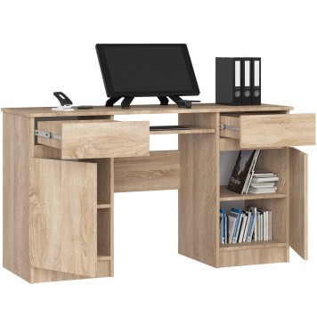 BIURKO CLP A5 2D 2SZ PK DĄB SONOMA