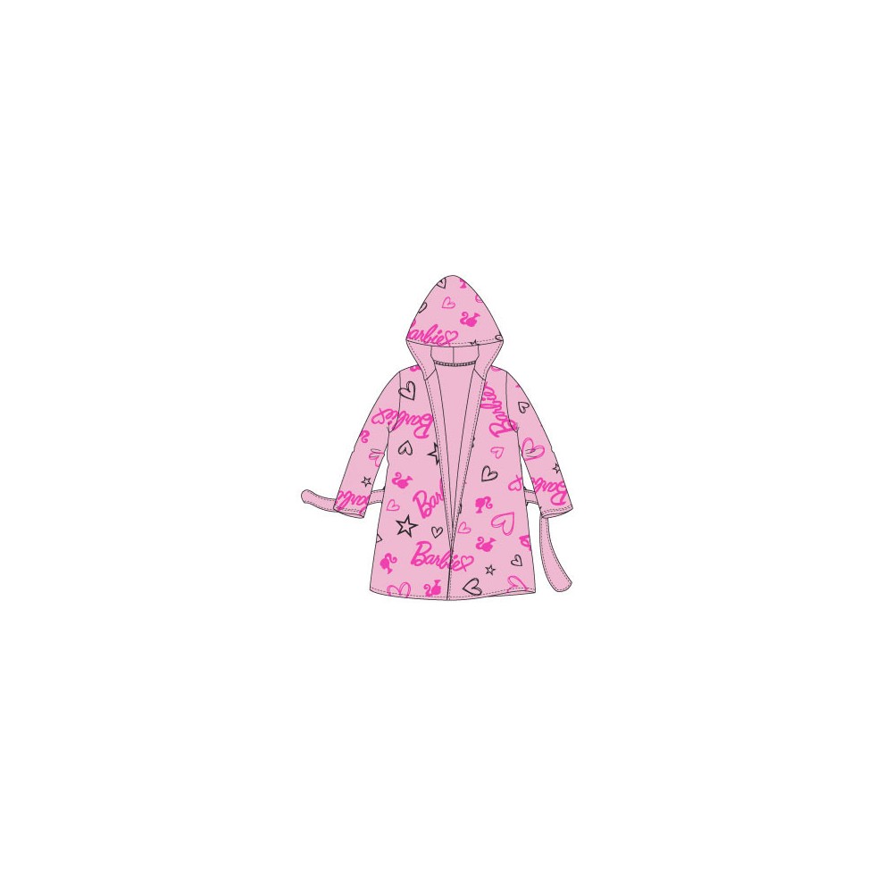 Barbie Love children's bathrobe 4 - 10 years / 104 - 140 cm