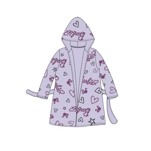 Barbie Love children's robe 4 - 10 years / 104 - 140 cm