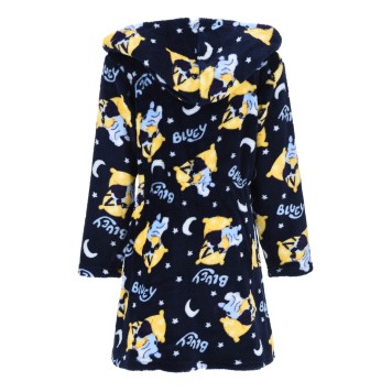 Bluey Navy Night children's robe 3 - 6 years / 98 - 116 cm