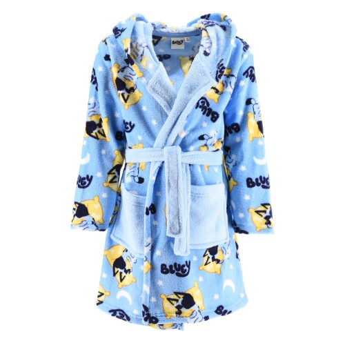Bluey Night children's robe 3 - 6 years / 98 - 116 cm
