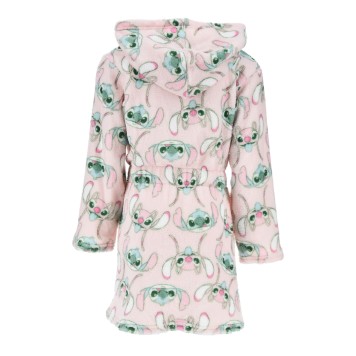 Disney Lilo and Stitch Alien Pink children's bathrobe 3-8 years