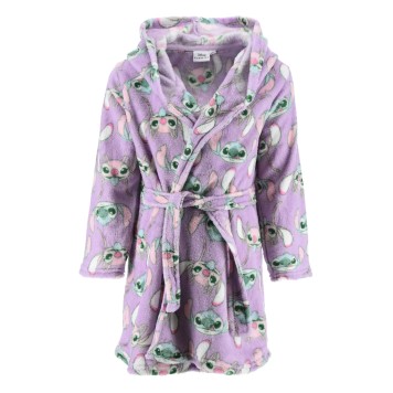 Disney Lilo and Stitch Alien Purple children's bathrobe 3-8 years