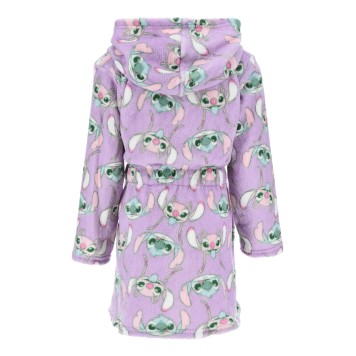 Disney Lilo and Stitch Alien Purple children's bathrobe 3-8 years