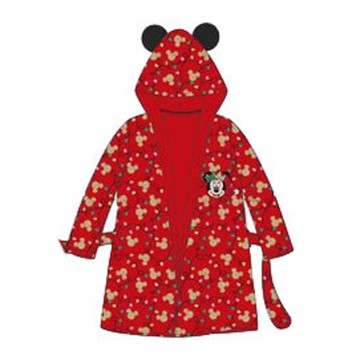 Disney Minnie  Red String Light Christmas children's bathrobe 3 years / 98 cm