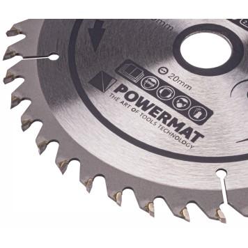 Tarcza widiowa do drewna 160x20 40z TDD-160x20x40Z