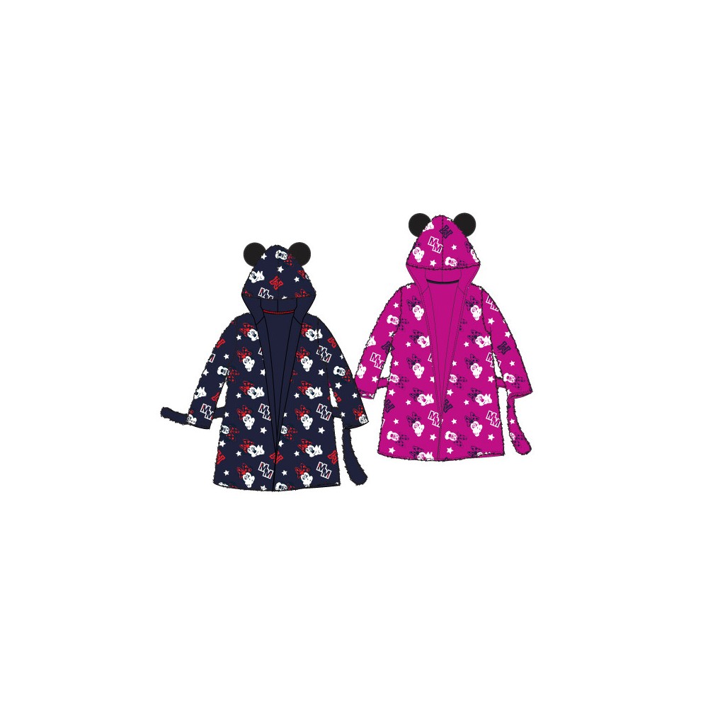 Disney Minnie  children's bathrobe 3-8 years