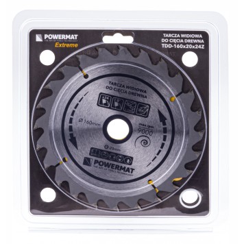 Tarcza widiowa do drewna 160x20 24z TDD-160x20x24Z