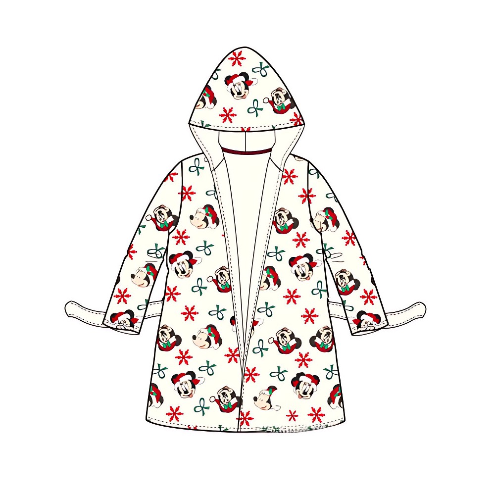 Disney Minnie White Snow children's bathrobe 3-8 years