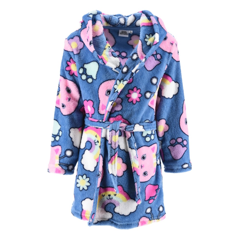 Gabby's Dollhouse Rainbow children bathrobe 6 years / 116 cm