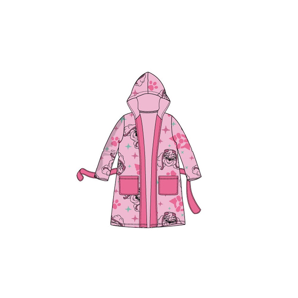Paw Patrol Pink children's bathrobe 3-6 years