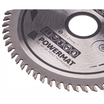 Tarcza widiowa do drewna 125x22.2 60z TDD-125x22.2x60Z