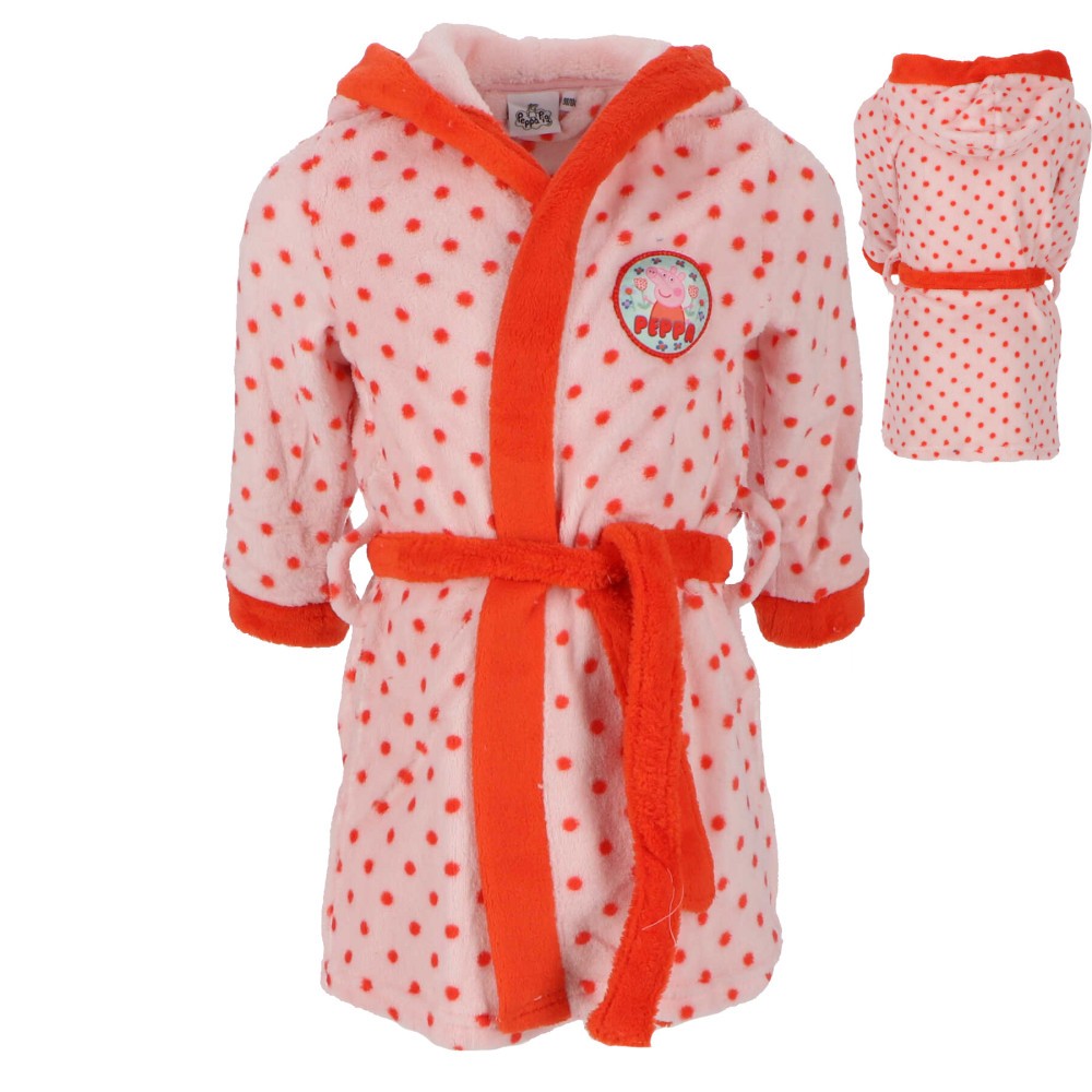 Peppa Pig Pink Polka Child bathrobe 3 - 4 years / 98 - 104 cm