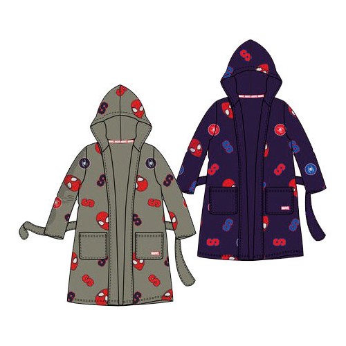 Spiderman children's bathrobe 3-8 years