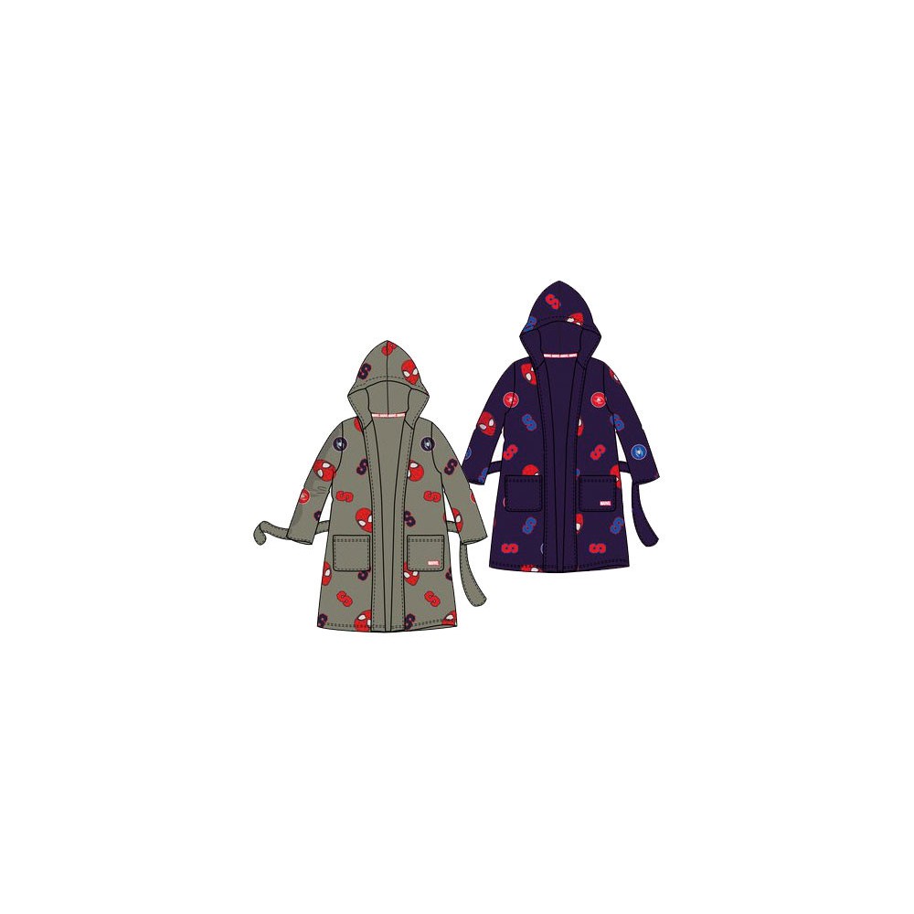 Spiderman children's bathrobe 3-8 years
