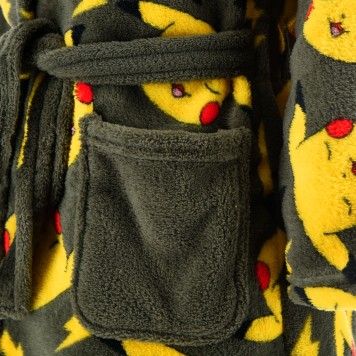 Pokémon Thunder Grey children's bathrobe 4 - 12 years / 104 - 152 cm