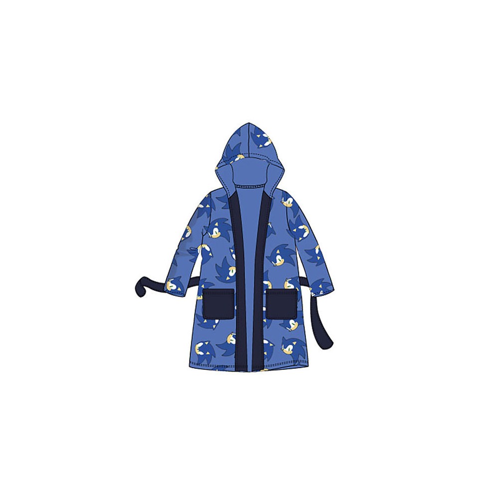 Sonic the Hedgehog Light Blue children's robe 3-8 years