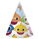 Baby Shark Fun in the Sun party hat, 6 pcs
