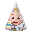 Cocomelon Birthday party hat, cap 6 pcs FSC