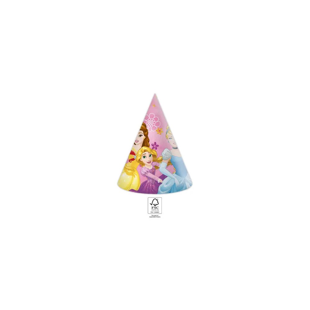Disney Princess Live Your Story party hat, shako 6 pcs FSC