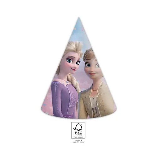 Disney Frozen Wind  party hat, shako 6 pcs FSC