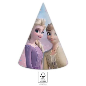 Disney Frozen Wind  party hat, shako 6 pcs FSC