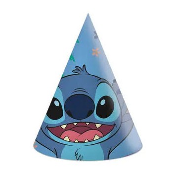 Disney Lilo and Stitch Angel party hat, chako 6 pcs FSC
