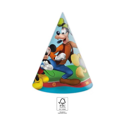 Disney Mickey  Rock the House Party Hat, Tricorn 6 pcs FSC