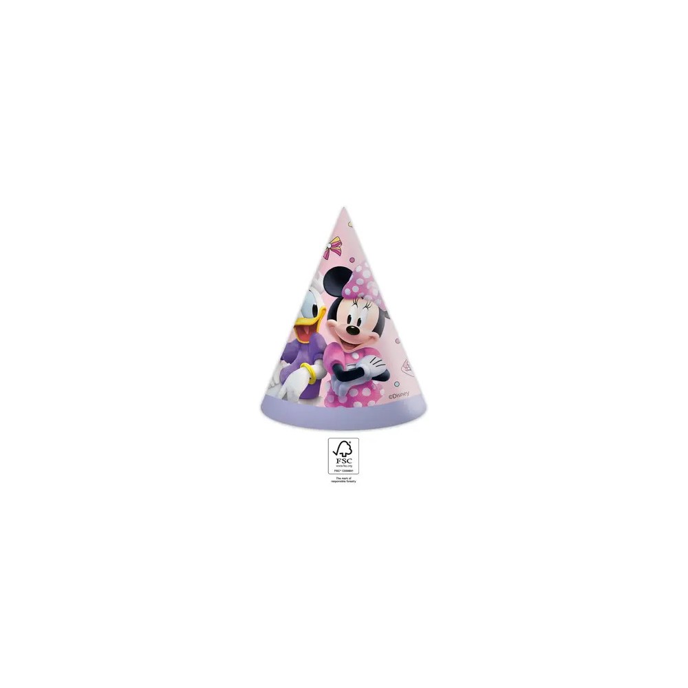 Disney Minnie  Junior party hat, tricorn 6 pcs FSC