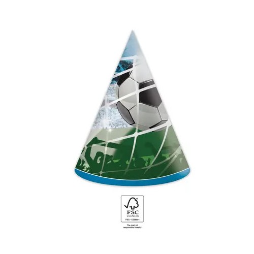 Football Soccer Fans party hat, shako 6 pcs FSC