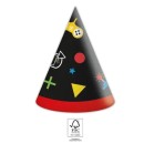 Gamer Gaming Party party hat, tricorne 6 pcs FSC