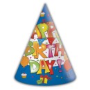 Happy Birthday Kokliko Happy Birthday Party Hat, Cone 6 pcs