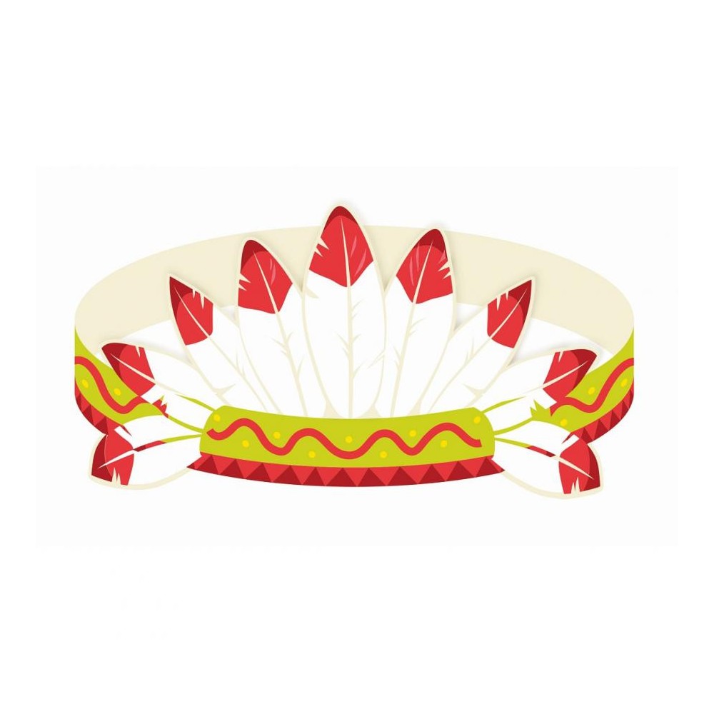 Indian Indian Party, headband 3 pcs