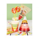 Indian Indian Party, party hat, shako 6 pcs