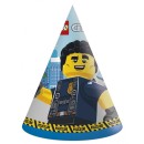 Lego City party hat, shako 6 pcs