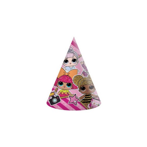 LOL Surprise Glitterati party hat, shako set of 6
