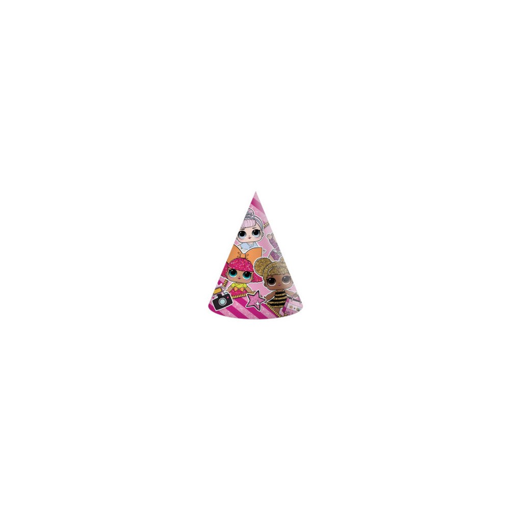 LOL Surprise Glitterati party hat, shako set of 6