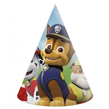 Paw Patrol Ready For Action party hat, shako (6 pcs)