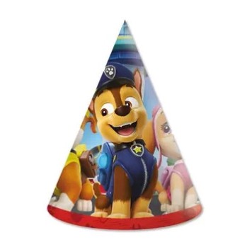 Paw Patrol Rescue Heroes party hat, chako 6 pcs FSC