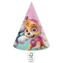 Paw Patrol Skye and Everest party hat, shako 6 pcs FSC