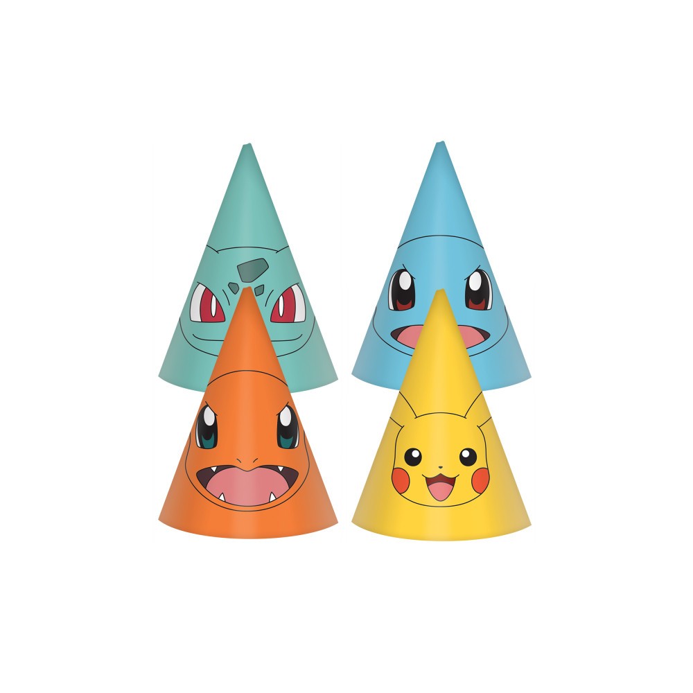 Pokémon Thunder party hat, shako 8 pcs