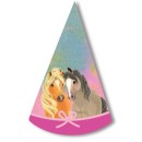 Horses Pretty Pony party hat, cone-shaped, 8 pcs