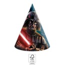 Star Wars Galaxy party hat, cone 6 pcs FSC