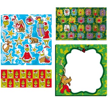 The Grinch Dr Seuss sticker set