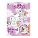Animals Cutiez coloring book with stickers 16 pages A5
