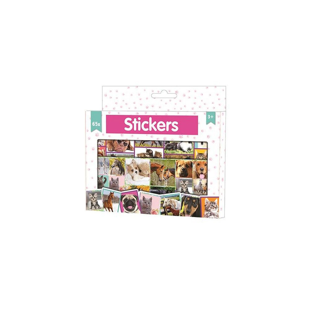 Animals Friends sticker set in box 65 pcs